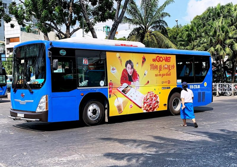 Quảng cáo trên xe bus tại Lạng Sơn