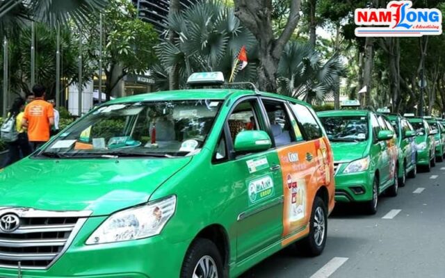 Thi công quảng cáo trên xe taxi - Báo giá tiết kiệm chi phí